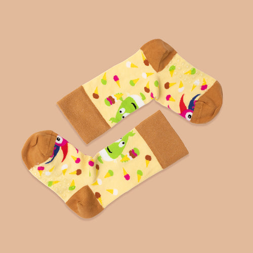 Barnstrumpor - Babblarna Grön box 3-pack