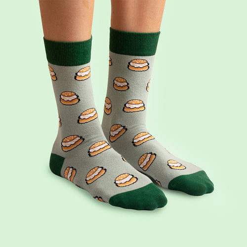 Strumpor - Semla grön