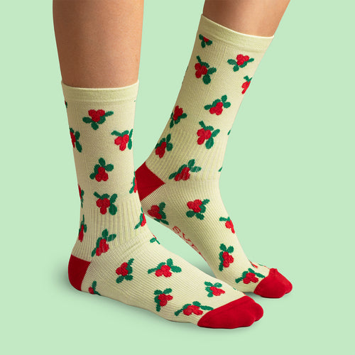 Strumpor med Stöd  - Lingon