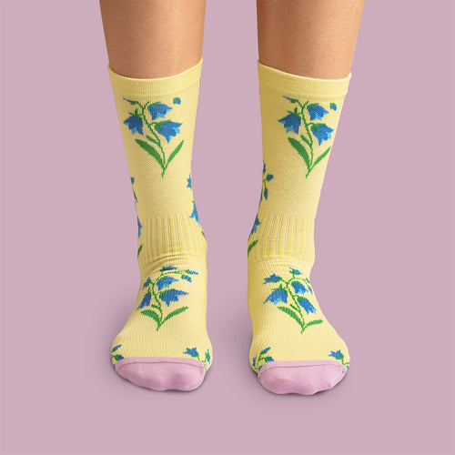 Strumpor med Stöd - Blåklocka