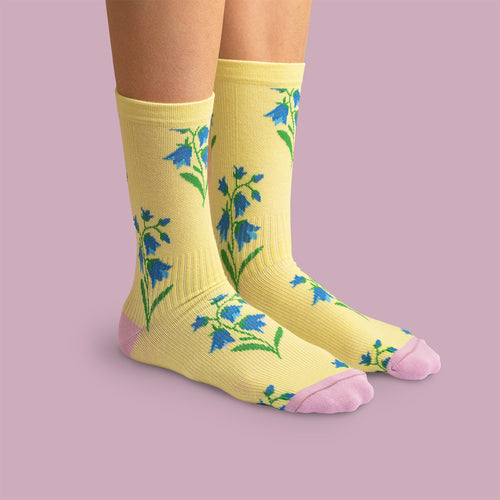 Strumpor med Stöd - Blåklocka