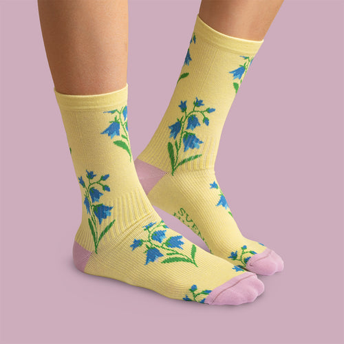 Strumpor med Stöd - Blåklocka