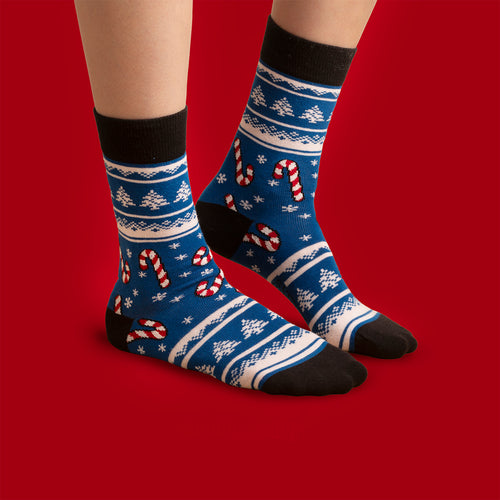 Strumpor - Retro polkagris