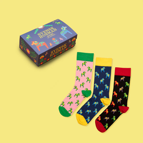 Dalahäst Box 3-pack