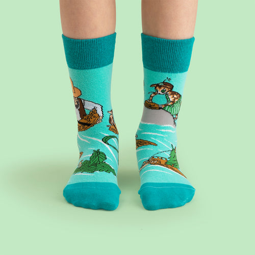 Barnstrumpor - Pettson & Findus Barkbåt