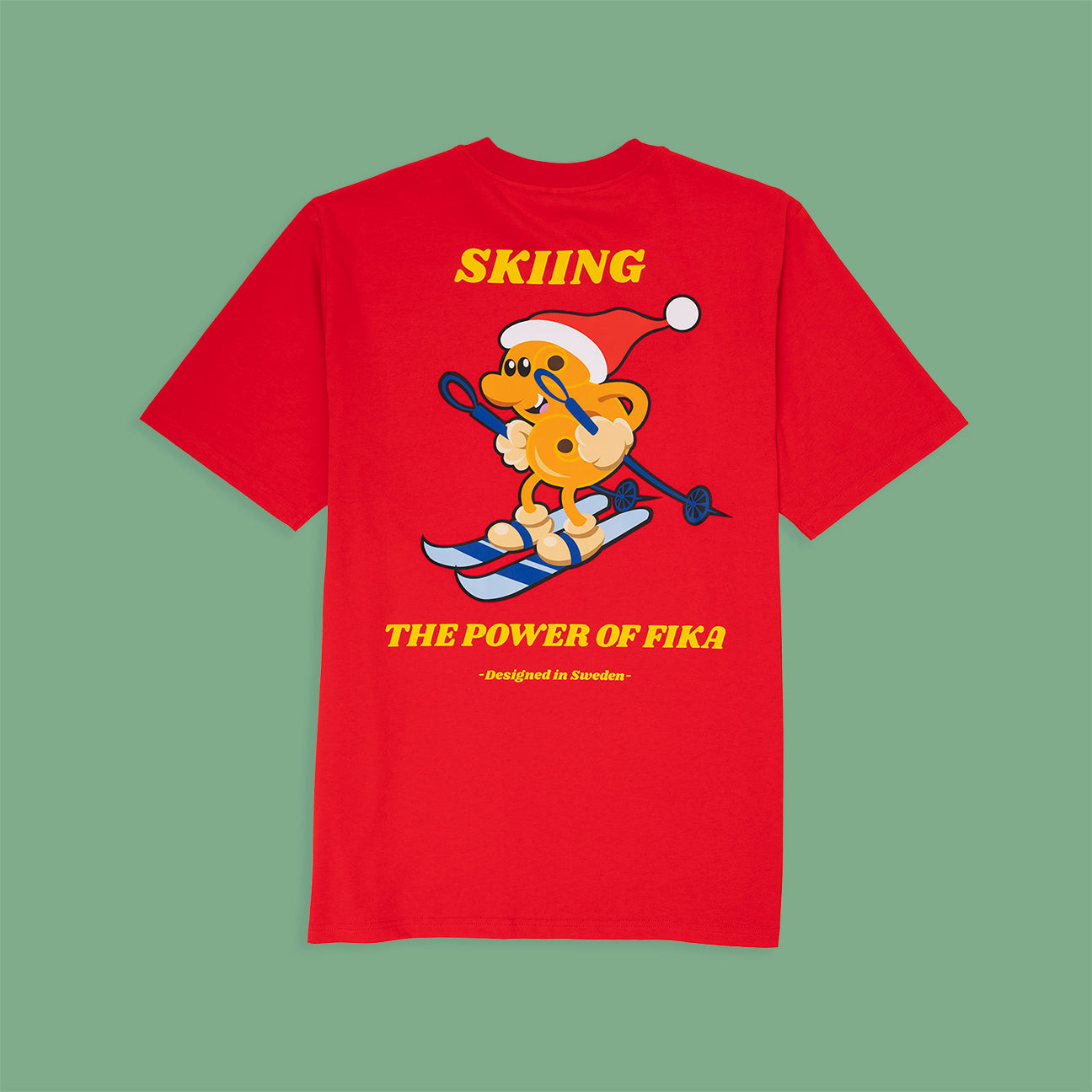 Skiing Lussebulle t-shirt