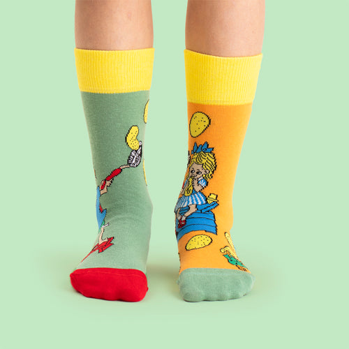 Barnstrumpor - Pippi Steker pannkakor