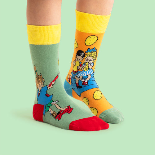 Barnstrumpor - Pippi Steker pannkakor