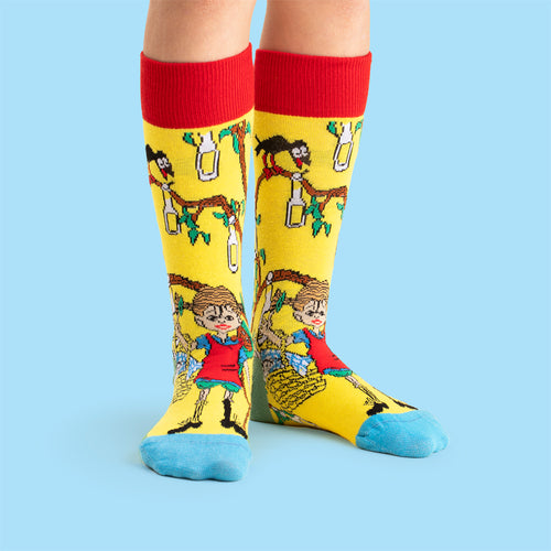 Barnstrumpor - Pippi villa villekulla 3-pack