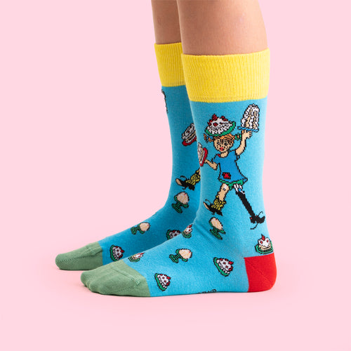 Barnstrumpor - Pippi tårtor