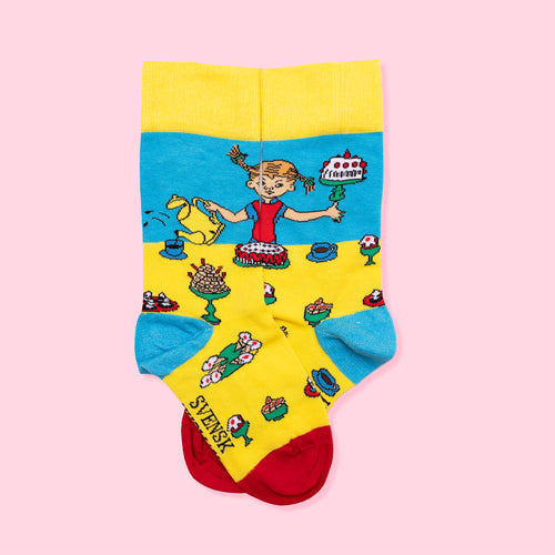 Barnstrumpor - Pippi villa villekulla 3-pack