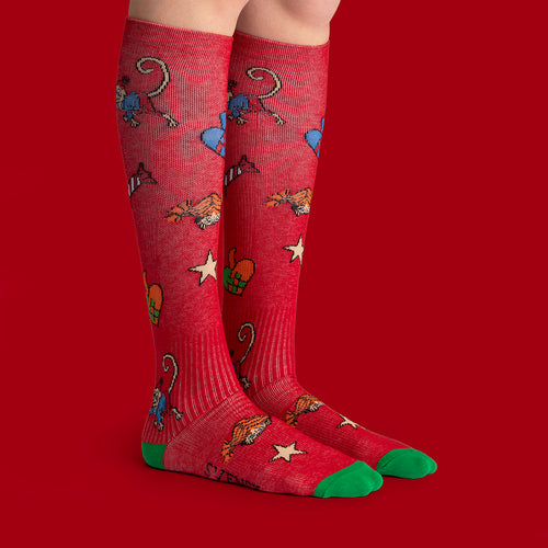 Stödstrumpor - Pippi Jul