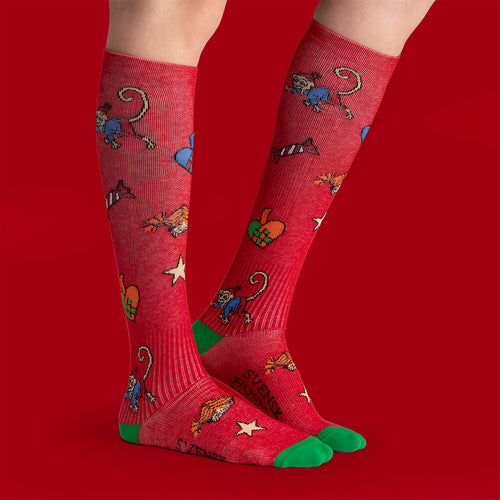 Stödstrumpor - Pippi Jul