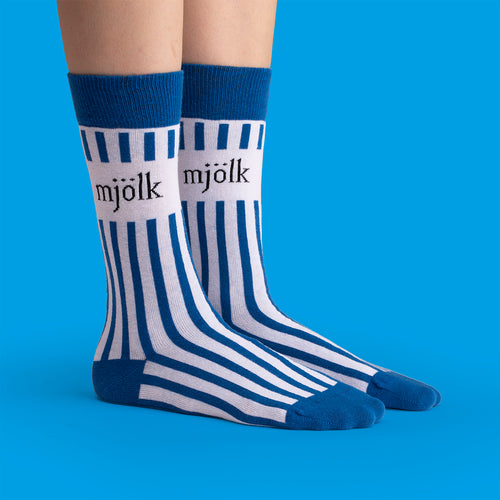 Strumpor - Blå mjölk