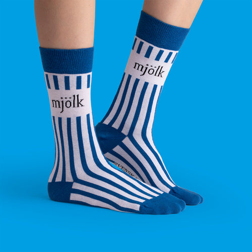 Strumpor - Blå mjölk