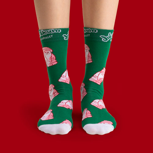 Strumpor Juleskum -  GRÖN Originalet