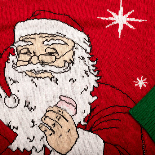 Jultröja - Juleskum röd - Herr