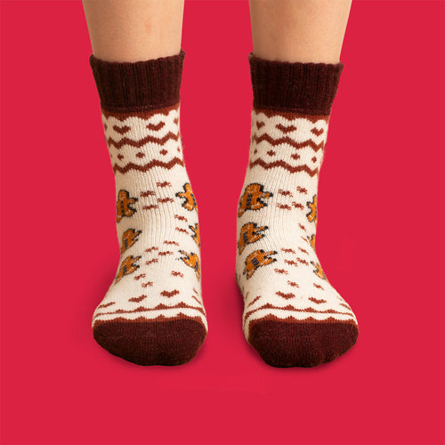 Socka - Ull retro pepparkaka
