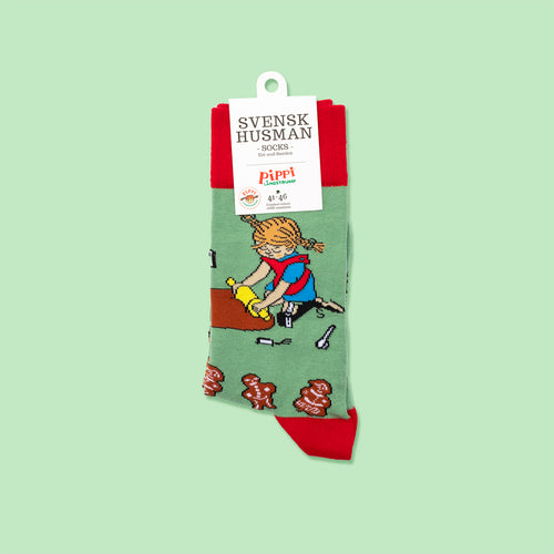 Strumpor -  Pippi bakar Pepparkakor