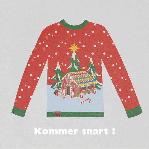 Jultröja - Pepparkakshus - Herr