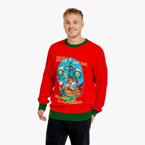 Christmas Sweater - Holiday & Tradition RED - Men