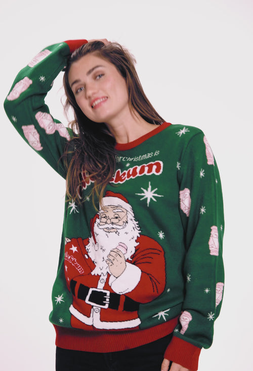 Weihnachtspullover - Weihnachtsschaum - Damen