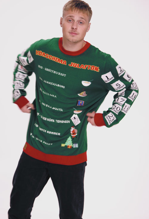 Jultröja - Körschema - Herr