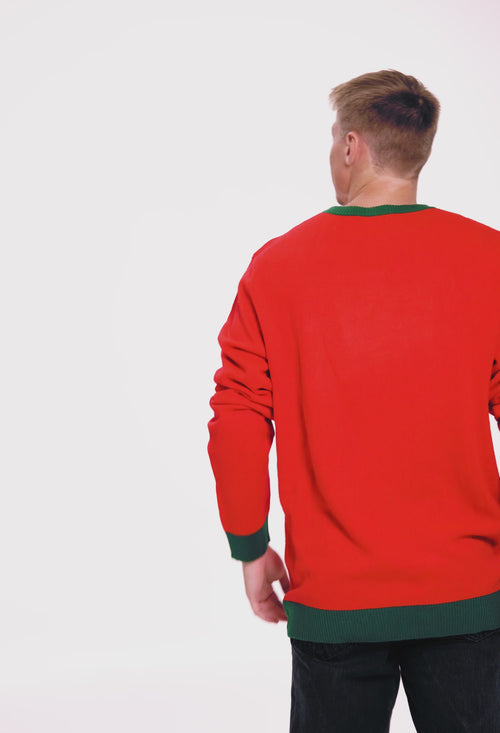 Christmas Sweater - Holiday & Tradition RED - Men