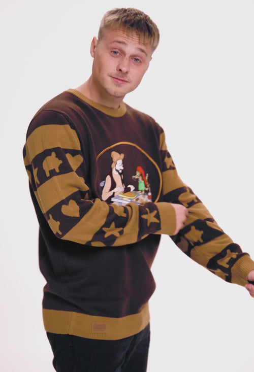 Christmas sweater - Polka pig