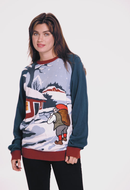 Weihnachtspullover - Farm Elf - Damen