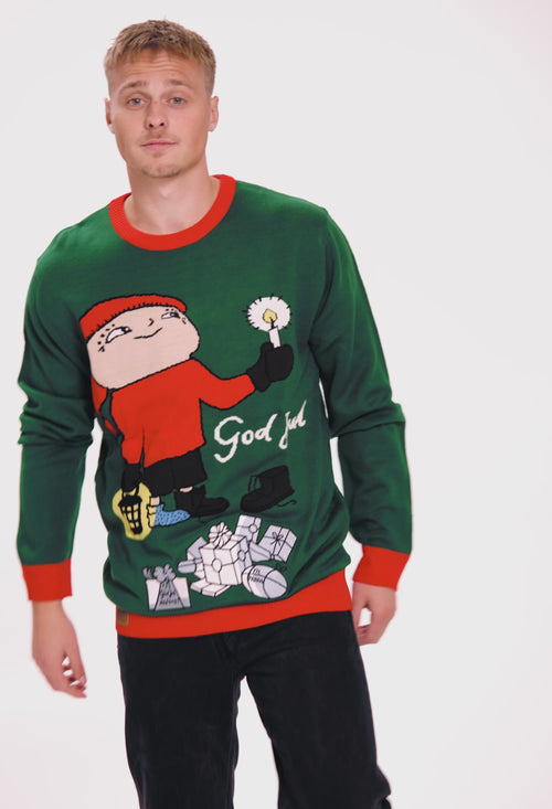 Weihnachtspullover - Alfons Merry Christmas - Herren