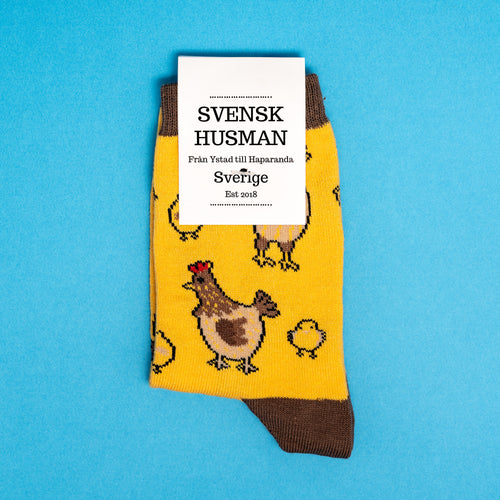 Barnstrumpor Påskkyckling - Svenskhusman